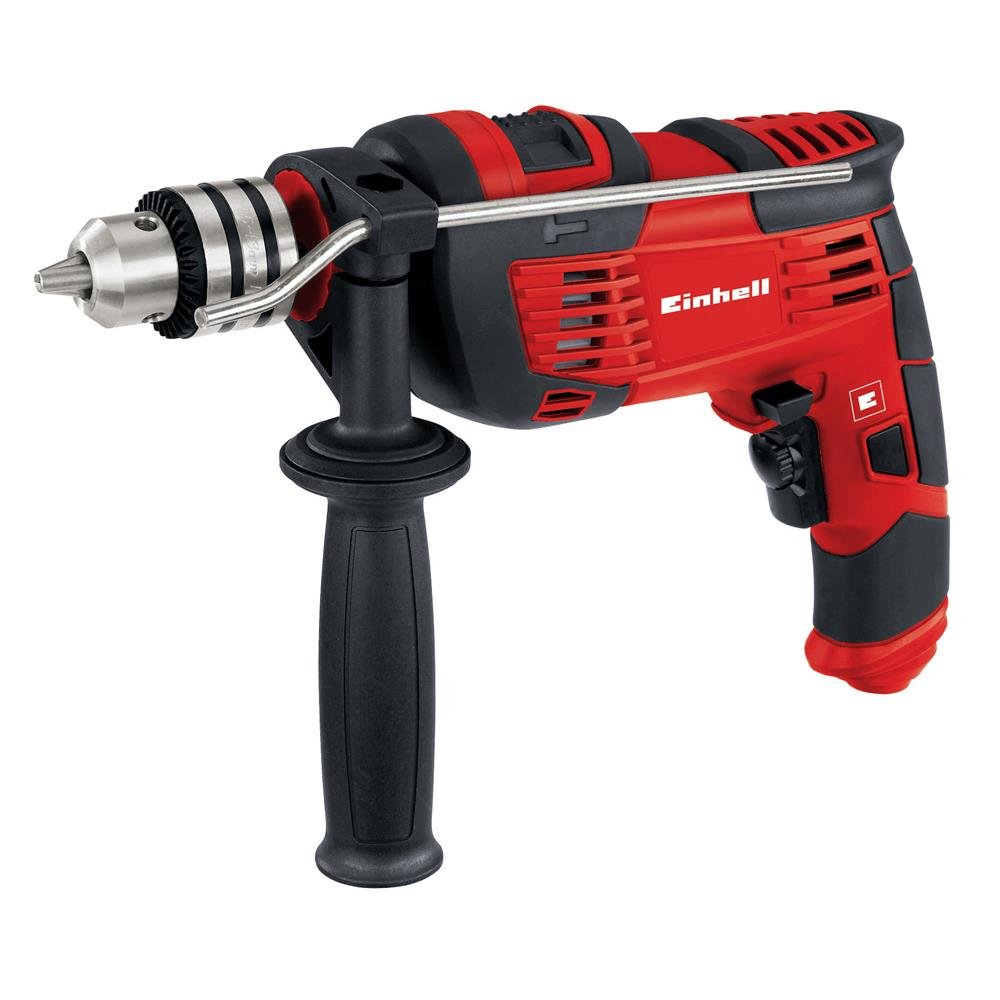 Einhell Taladro percutor TC-ID 1000 E | 1010 W | Capacidad de perforación en hormigón de 16 mm | Portabrocas de corona dentada | Tope de profundidad metálico en oferta en Amazon