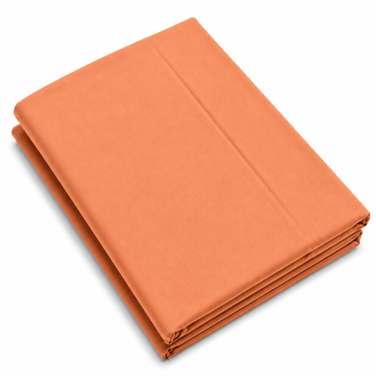 JETHIYA Premium Unstitched Dress Material for Women | Polycotton Cloth for Kurti, Salwar Suit, Palazzo, Gown, Blouse & Shirt | Plain Dyed Tailoring Material | 89 cm Width (Peach Orange, 5.50 mtr)-image-10