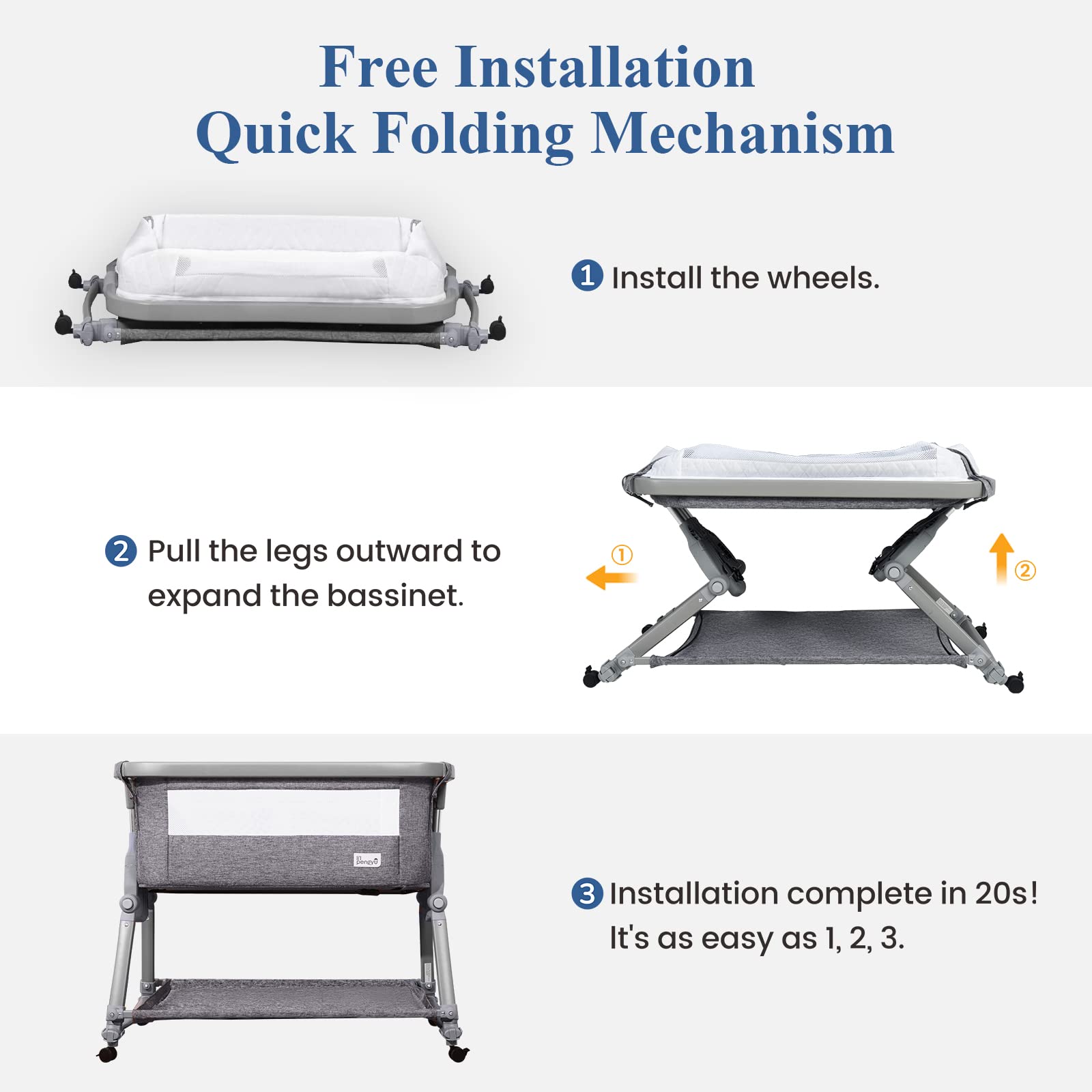 Baby Delight B06040 Dreamer And Bedside Sleeper