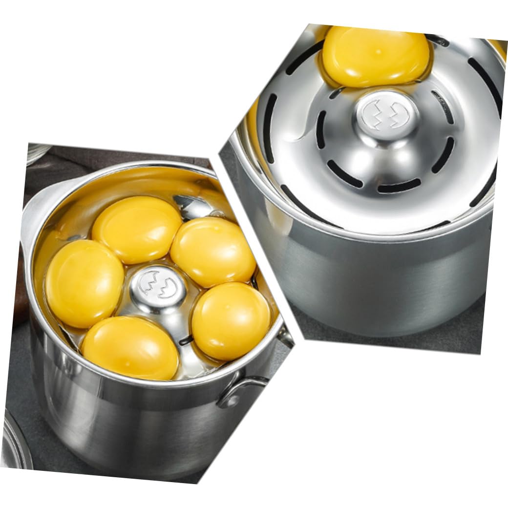 Separador de Huevos de Acero Inoxidable, Filtro de Claras y Yemas | Acabado Plata, Diseño Hueco de Gran Capacidad, para Cocina y Uso Doméstico, Apto para Separar Claras