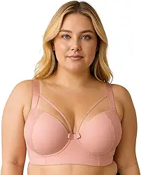 Sutiã Plus Size Bojão Tiras Terra e Mar Soutien Reforçado Strappy
