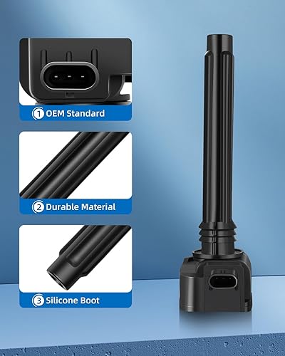 Vista 2195 de ECCPP DG500 6 bobinas de encendido con 6 bujías de iridio 3951 para Ford para Mazda para Mercury 500 Freestyle para Mariner Taurus Escape Tribute