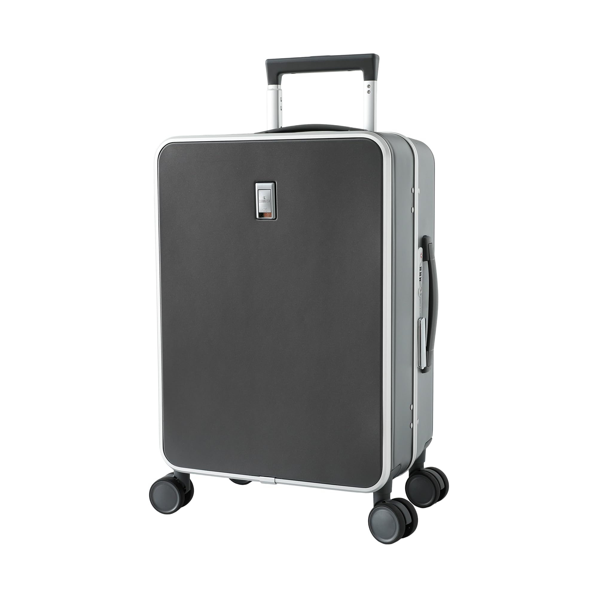 Globetrotter Series Trolley Bags With Spinner Wheels for Travel | Suitcase for Travel | Cabin Trolley Bags Luggage Bags | Polycarbonate + Aluminium | 39 Liters | 20 inch Grey-image-11