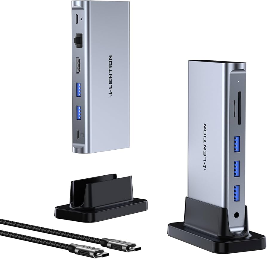 Amazon.co.jp: LENTION 11-in-1USB C ドッキングステーション,縦置きで Amazon.co.jp: LENTION 11-in-1USB C ドッキングステーション,縦置きで