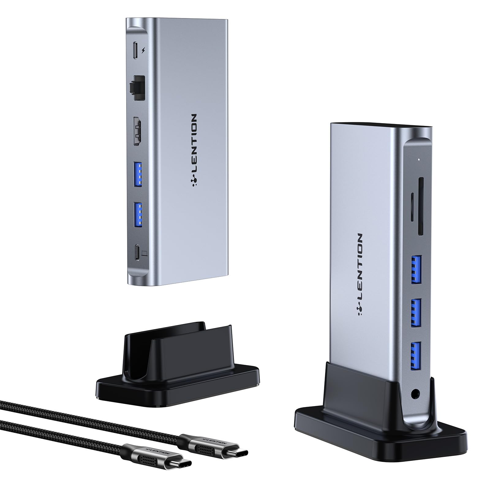 Lention 11-in-1 ドッキングステーション 縦置き Amazon.co.jp: LENTION 11-in-1USB C ドッキングステーション,縦置きで