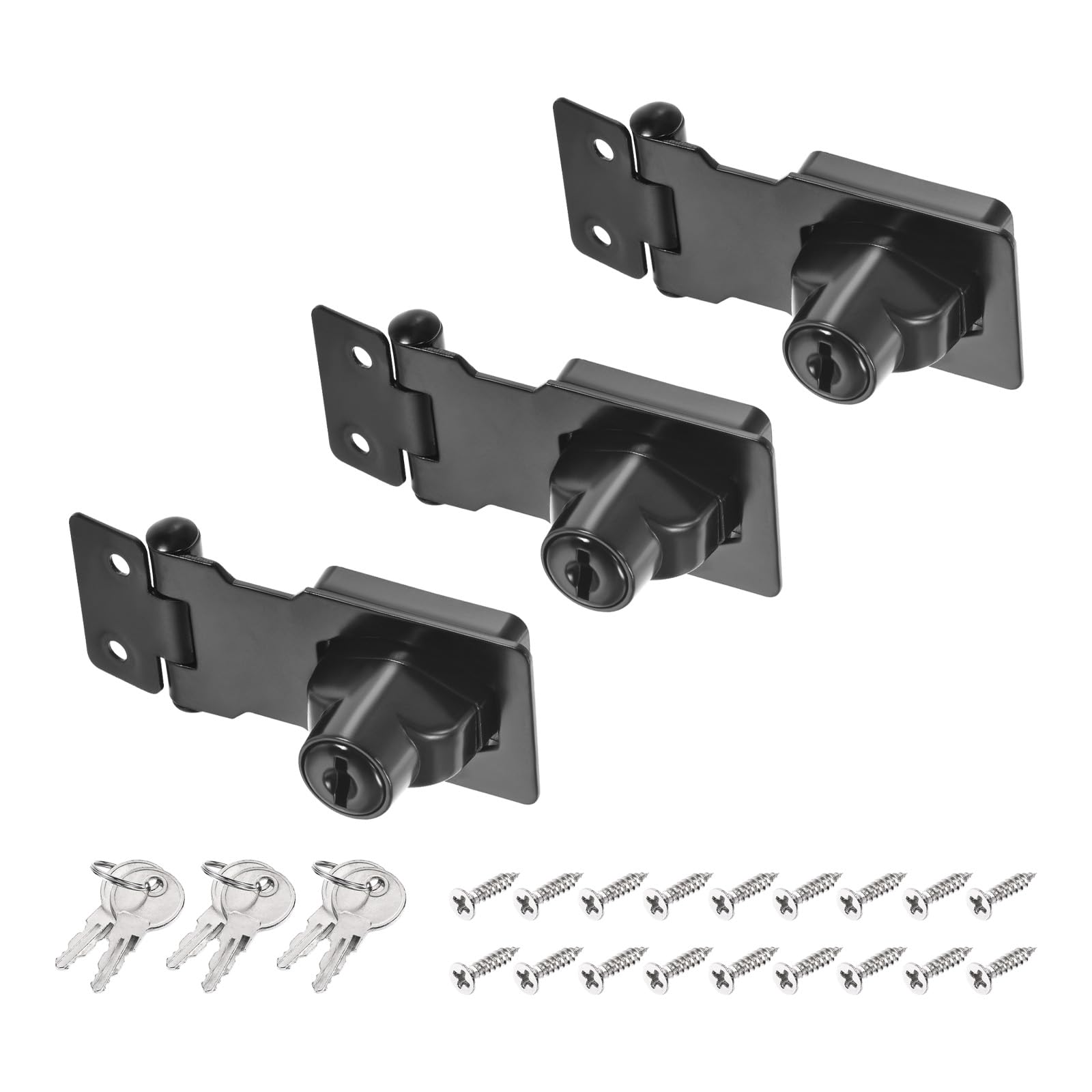 PATIKIL Keyed Hasp Locks