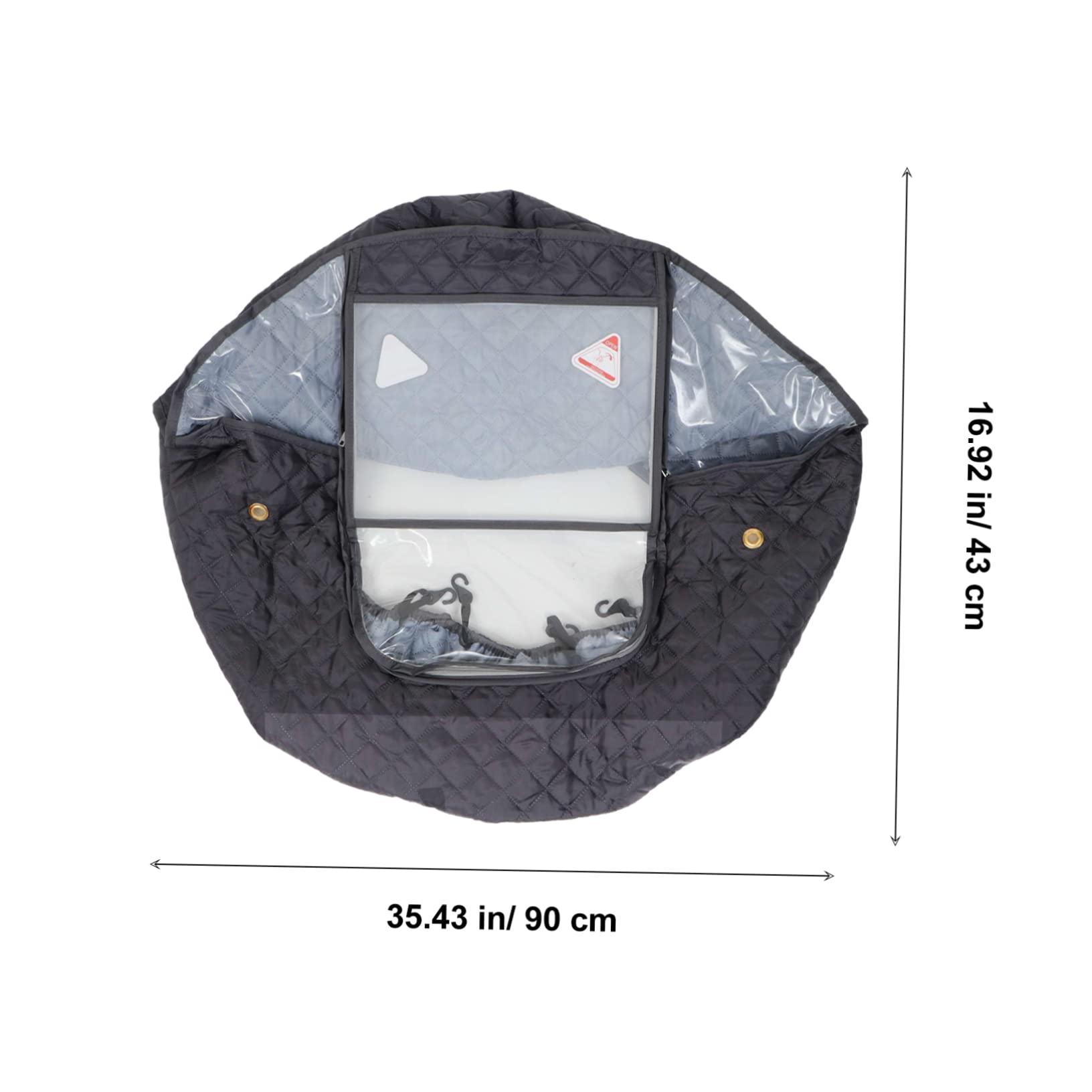 Hohopeti Baby Stroller Windproof Cover Stroller Rain Cape Material Easy to Carry