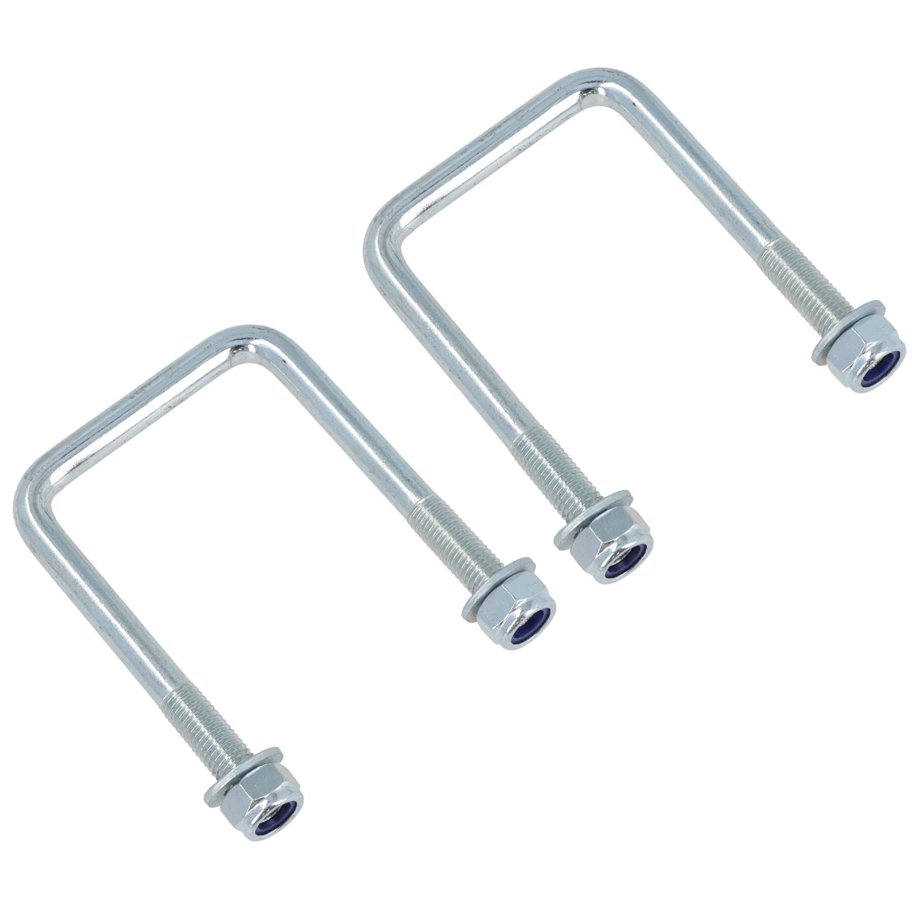 M12 U-Bolt N-Bolt 72mm x 110mm 2 Pack High Tensile for Boat Trailers