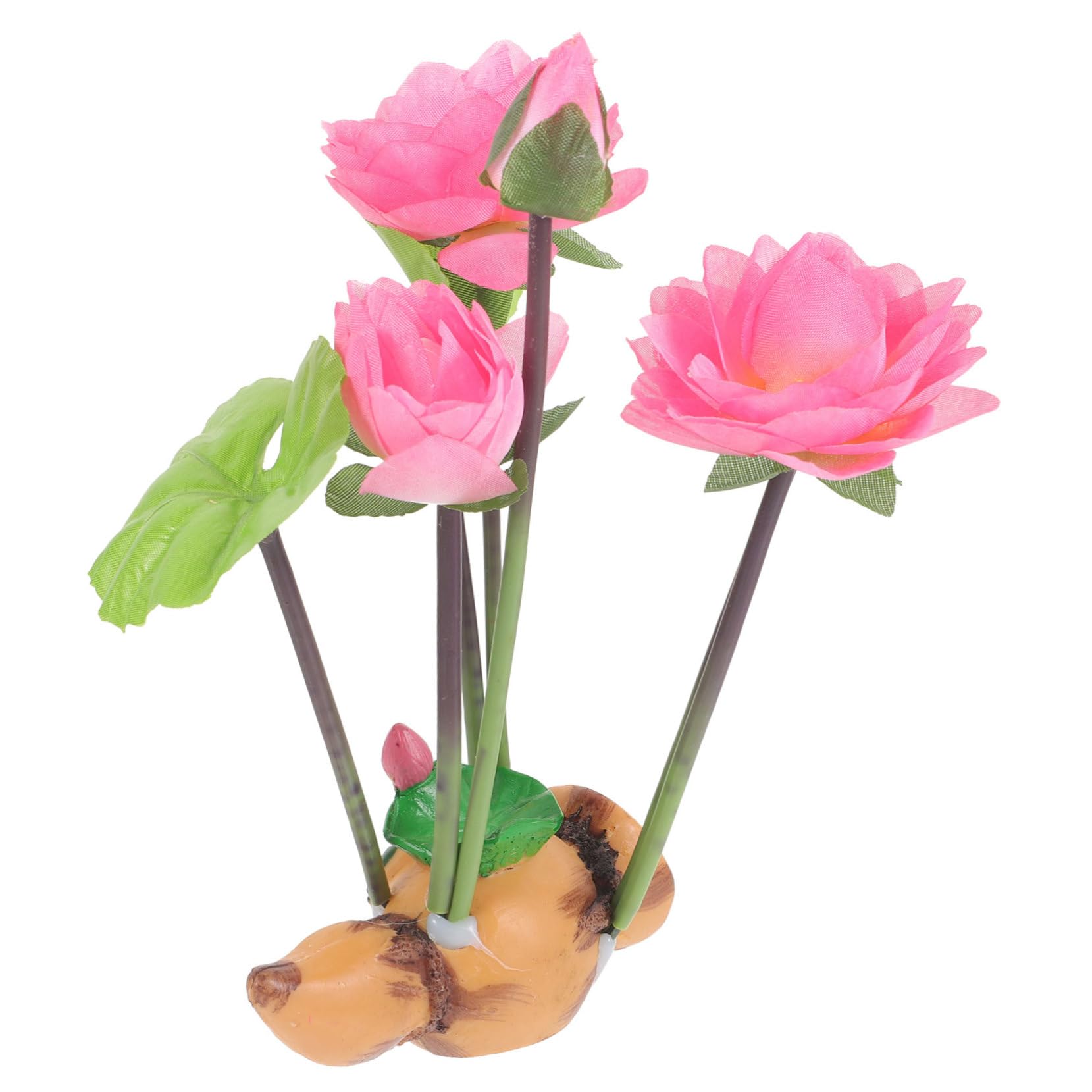 Toddmomy 3 Pezzi arredamento paesaggistico dell'acquario decorazioni per acquari piccole piante acquatiche arredamento acquario Ornamenti dell'acquario decorazione dell'acquario resina