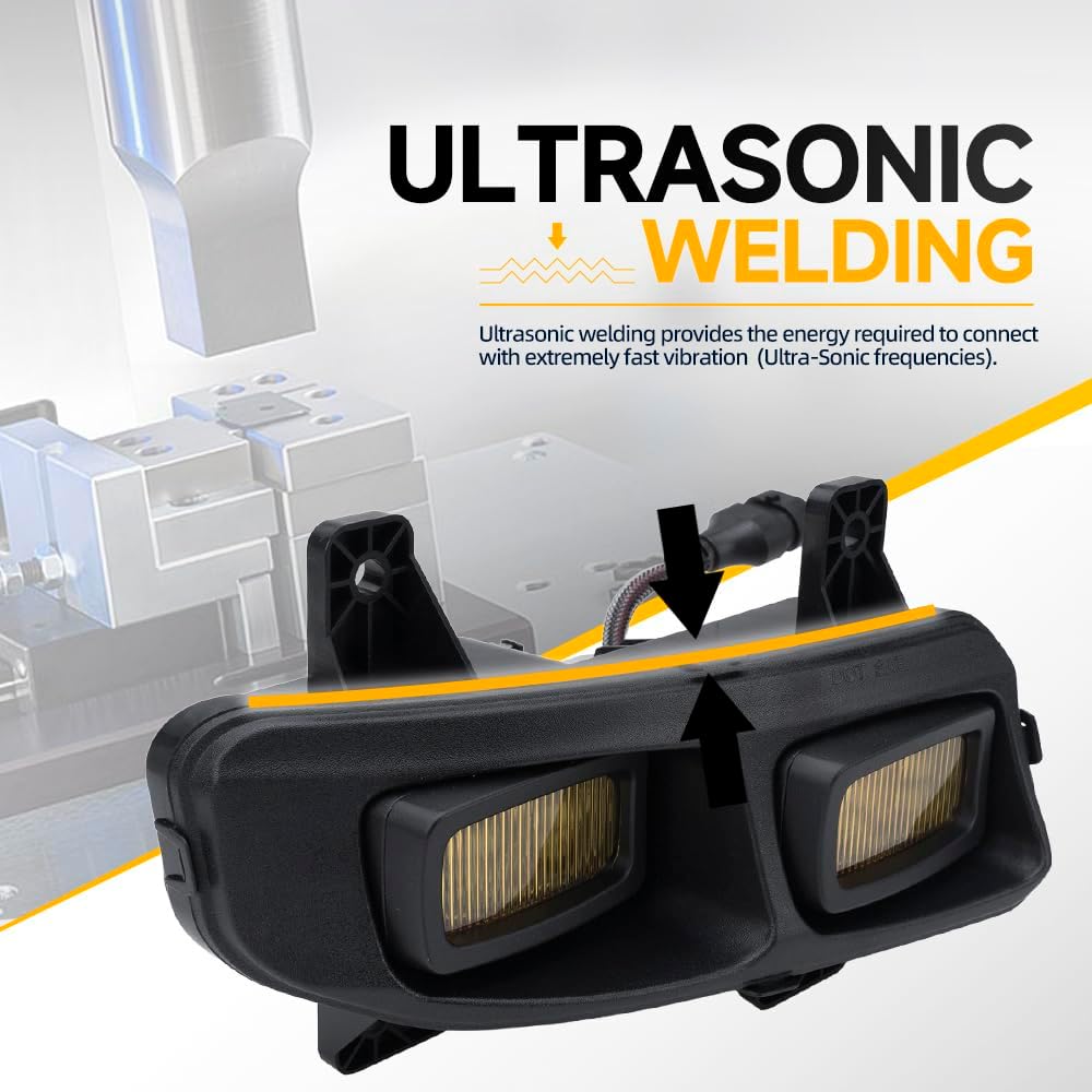 nsautolighting LED Yellow Fog Lights for 2019-2026 Ram 1500(Classic Models Not Included), 2019-2026 Ram 2500, 2019-2026 Ram 3500 Front Bumper Fog Driving Lamps Upgrade OEM Replacement 68273291AB