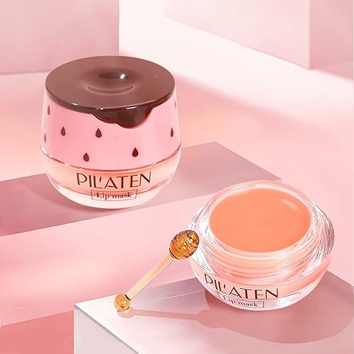 Miniatura 8 de Paquete de 2 bálsamos labiales de abeja, miel y fresa, máscara de labios de propóleo, máscara de labios hidratante hidratante para prevención de