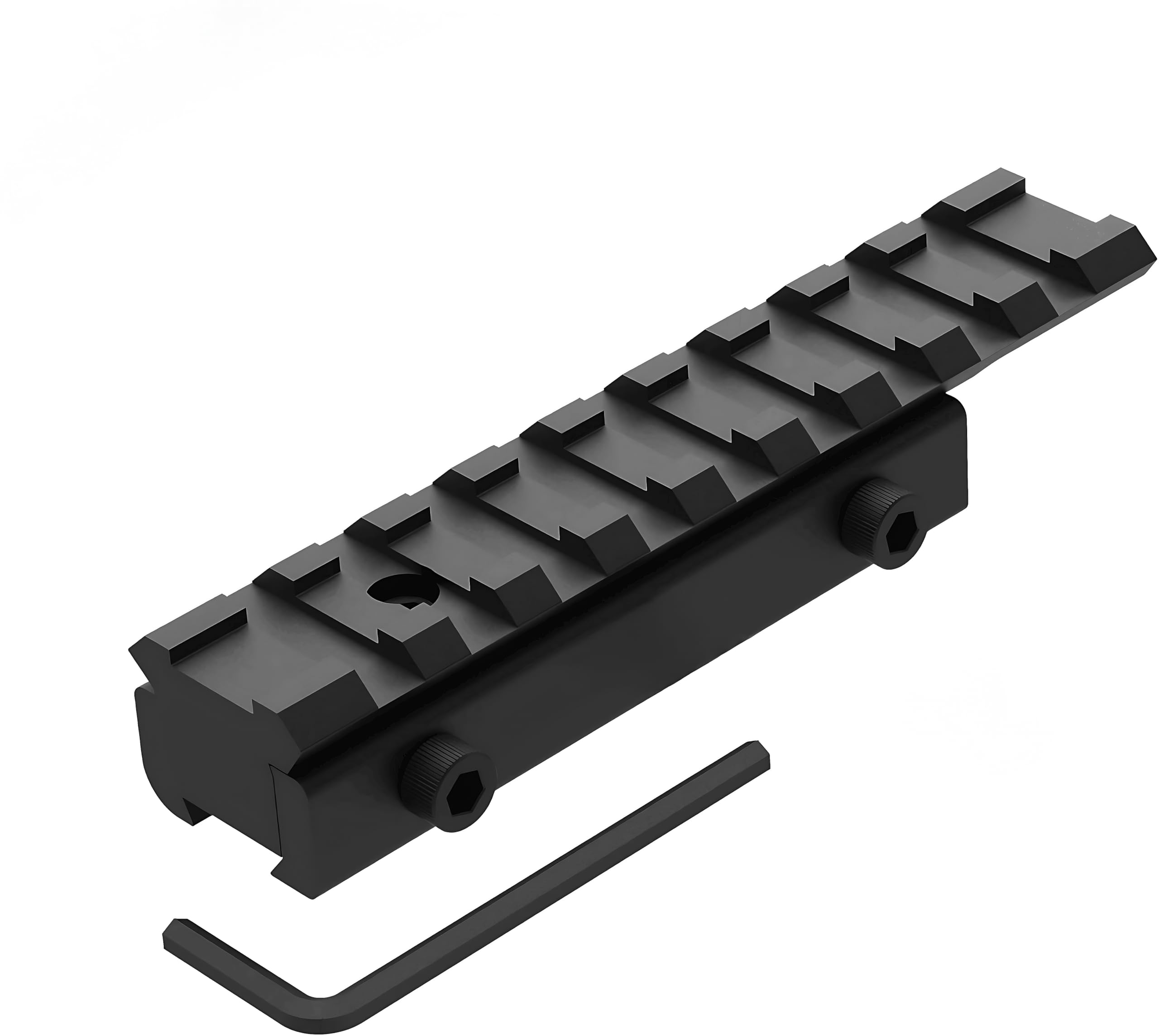Dovetail to Picatinny Rail Adapter 11mm Dovetail to 21mm Picatinny/Rail Convert Mount - Low Profile Scope Riser Rail Adaptor - Base Mount 3/8" to 7/8" Converter