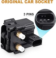 Vista 2 de JDMON Suministro de bloque de válvula de suspensión neumática compatible con BMW X5 E70 2007-2014, X6 E71 E72 2008-2015, serie 5 E61 Touring Wagon