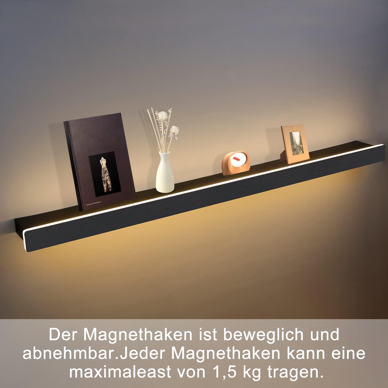 ZMH wandlamp indoor wandlamp LED- 30CM moderne hal lamp woonkamer lamp muur warm wit trap lamp hal slaapkamer muurverlichting lange design wit 8W voor trap woonkamer bed