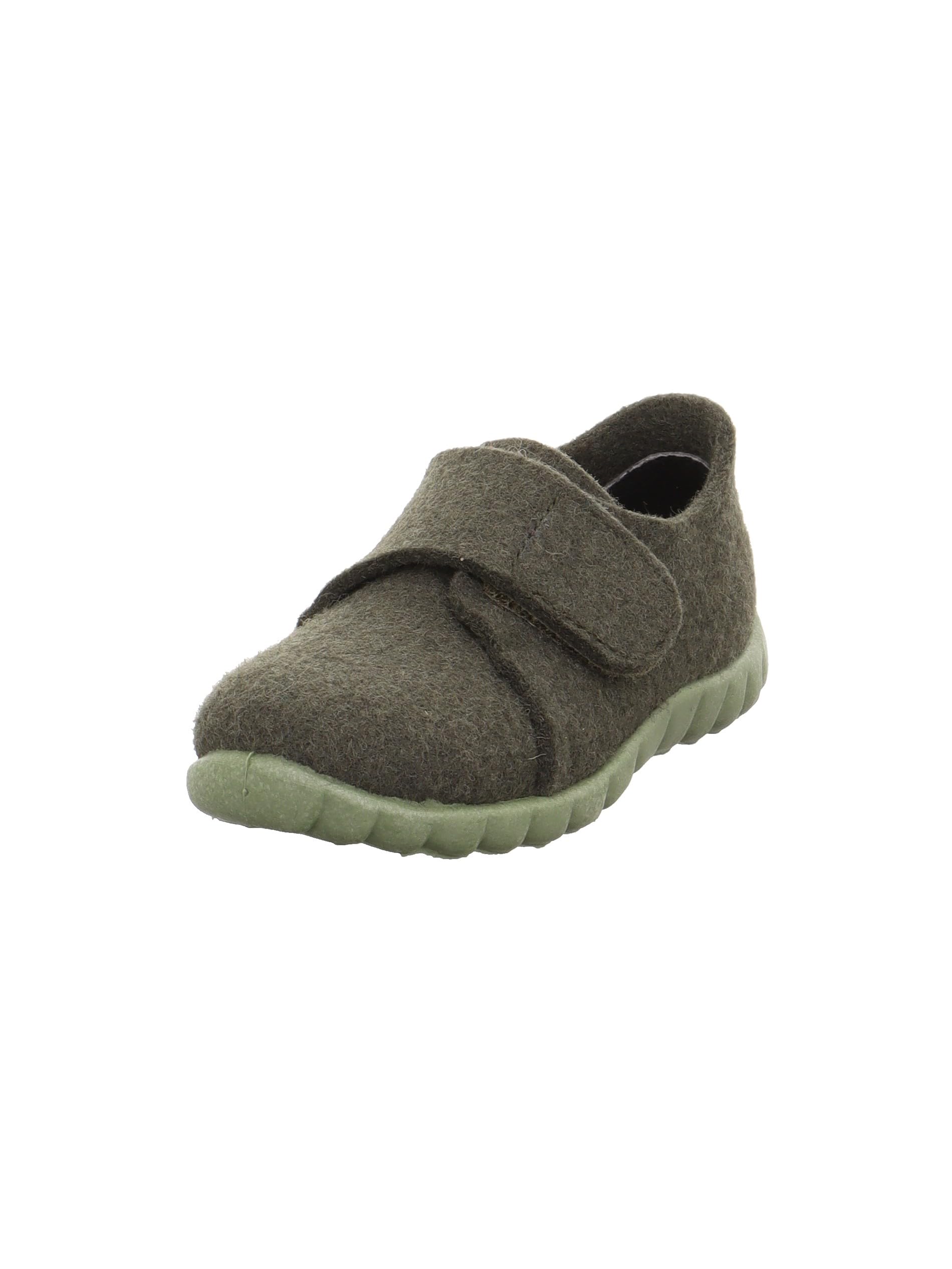 Superfit Boys' Happy Slippers, Green 7010, 19 EU