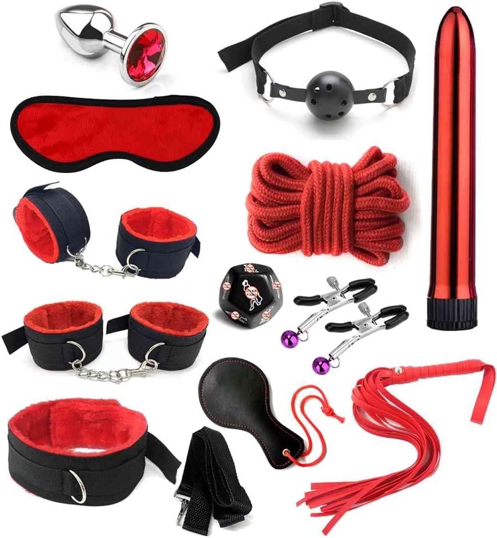 Bed Bonage Restraints Sex Toys for Men Gay Bed Straps for Adult Play for Ankle and Wrist Bar Sex Resistance Bands Bed Sexy Handcuff Hand Cuff Set for Women Couples Adults Bedroom Sweatshirt