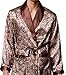VERNASSA Baño para Hombre,Satén Kimono Pijamas, Bata Albornoz de para Dormir/Casa/Cama/SPA, L-XXL,...
