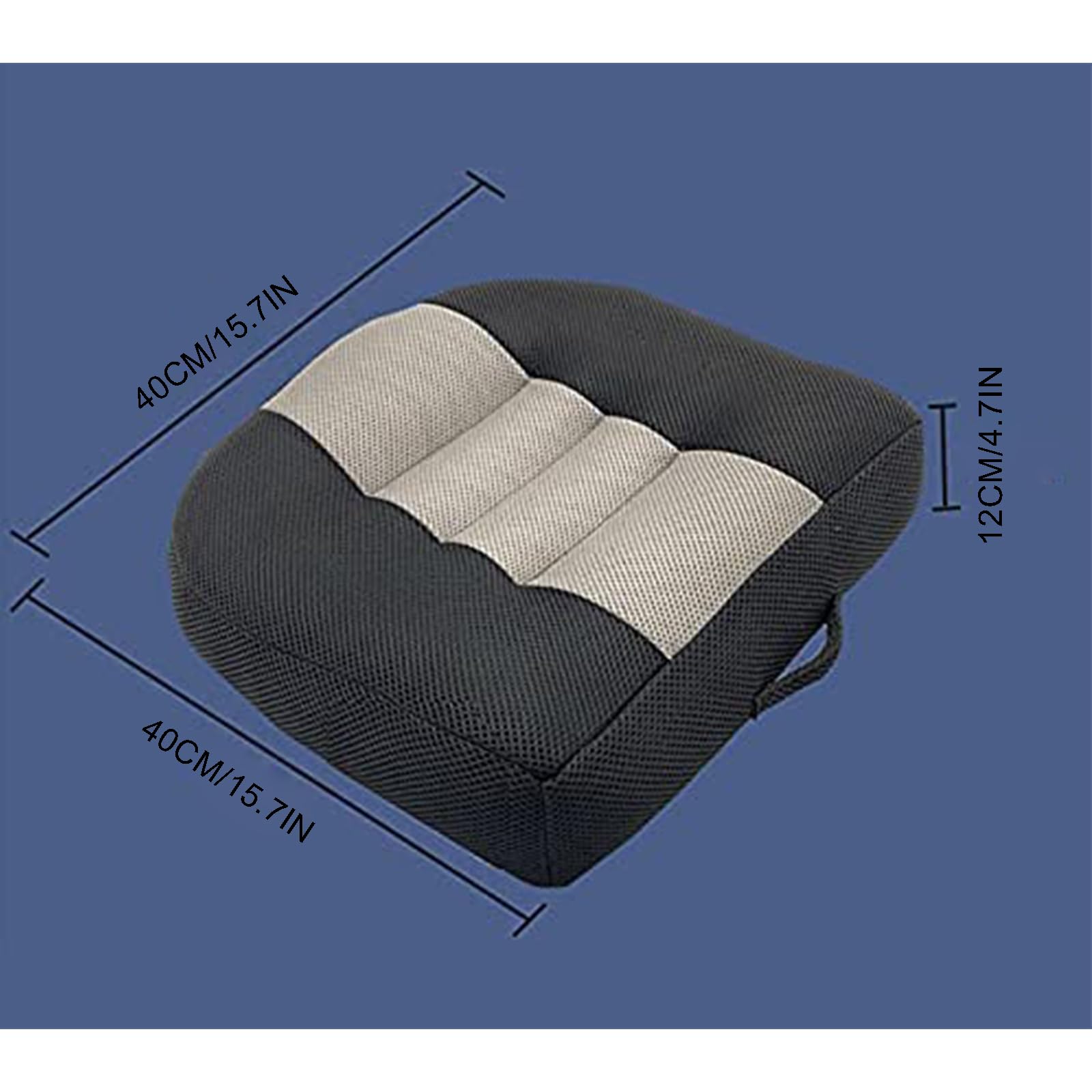Cojín Elevador De Asiento De Automóvil para Adultos, Cojín De Postura, Malla Transpirable Portátil, Ideal para Oficina, Hogar, Cojines De Asiento con Elevación En Ángulo,B