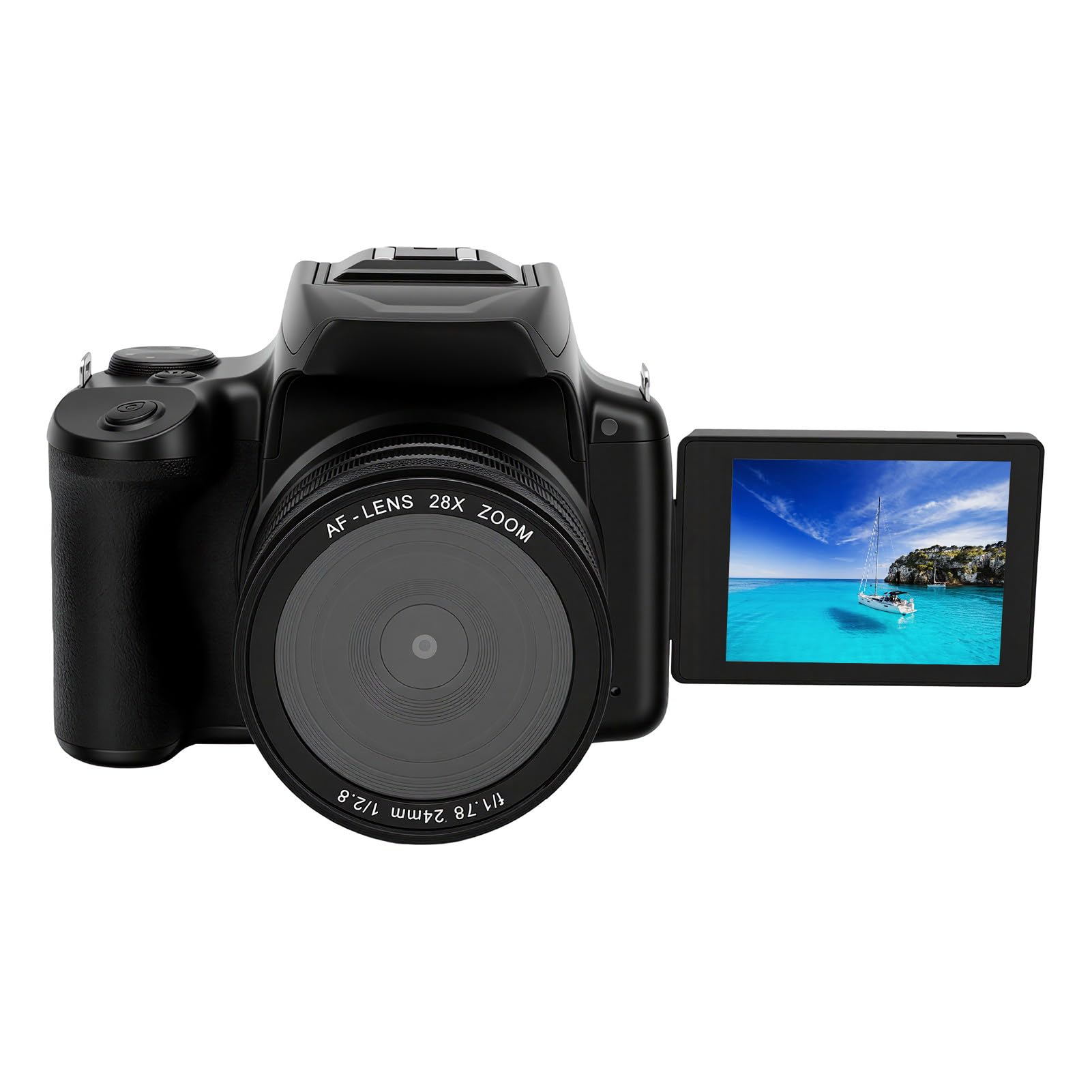 Fotocamera DSLR da 68 MP con Video 4K e Schermo Ribaltabile per