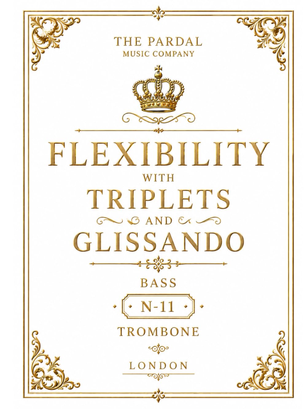 Trombone N-11 London triple flexibilité idéal pour concerts et orchestres