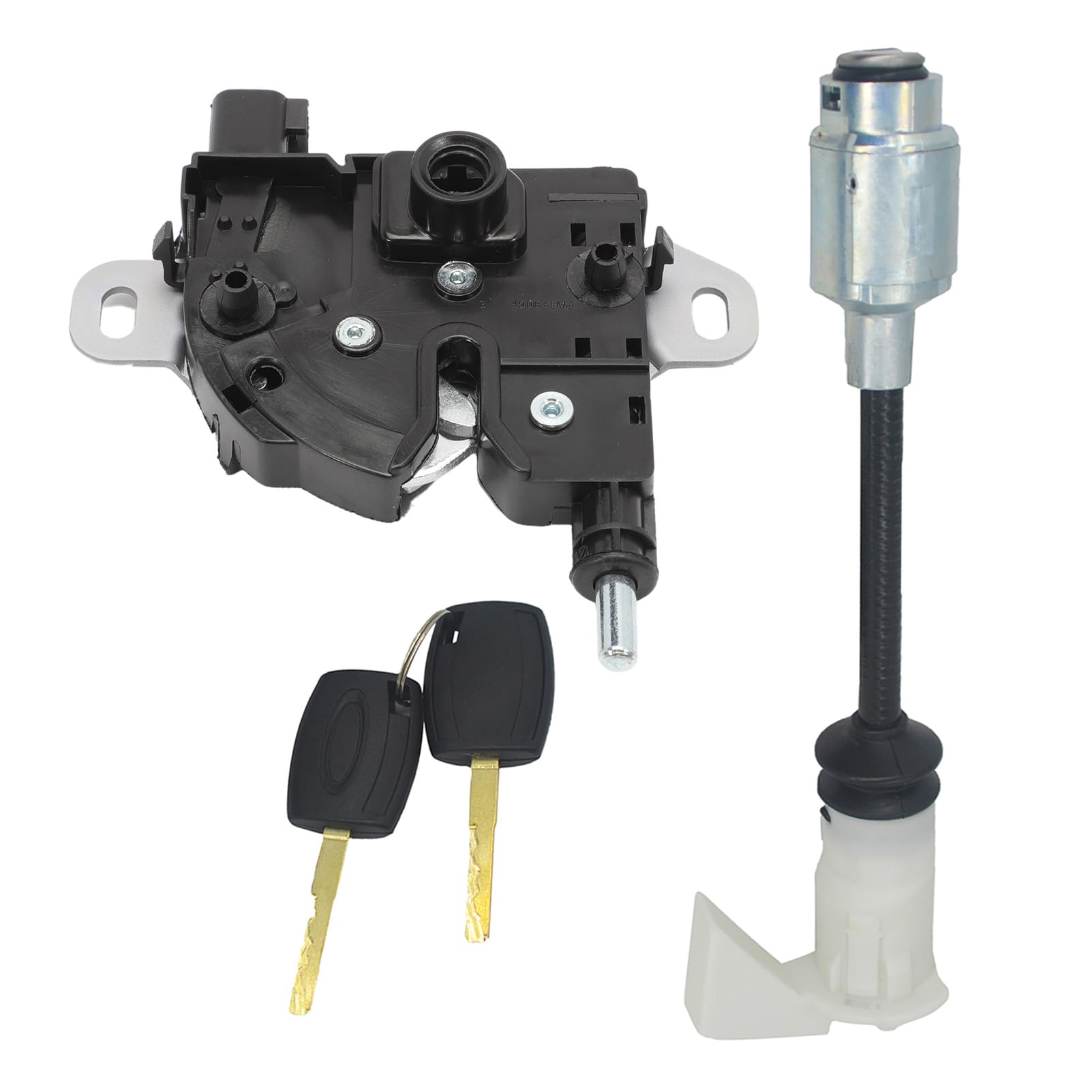 Pestillo de liberación de capó y bloqueo de capó compatible con Focus MK2, C-Max MK1, 1343577 3M5116700BC 3M5116700AC 24.8cm