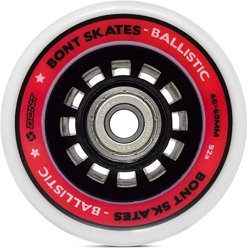 Miniatura 10 de Bont Patines de carbono Quadstar Derby Package, patines profesionales para hombres, mujeres, niños, niñas, para Derby, velocidad y patinaje en