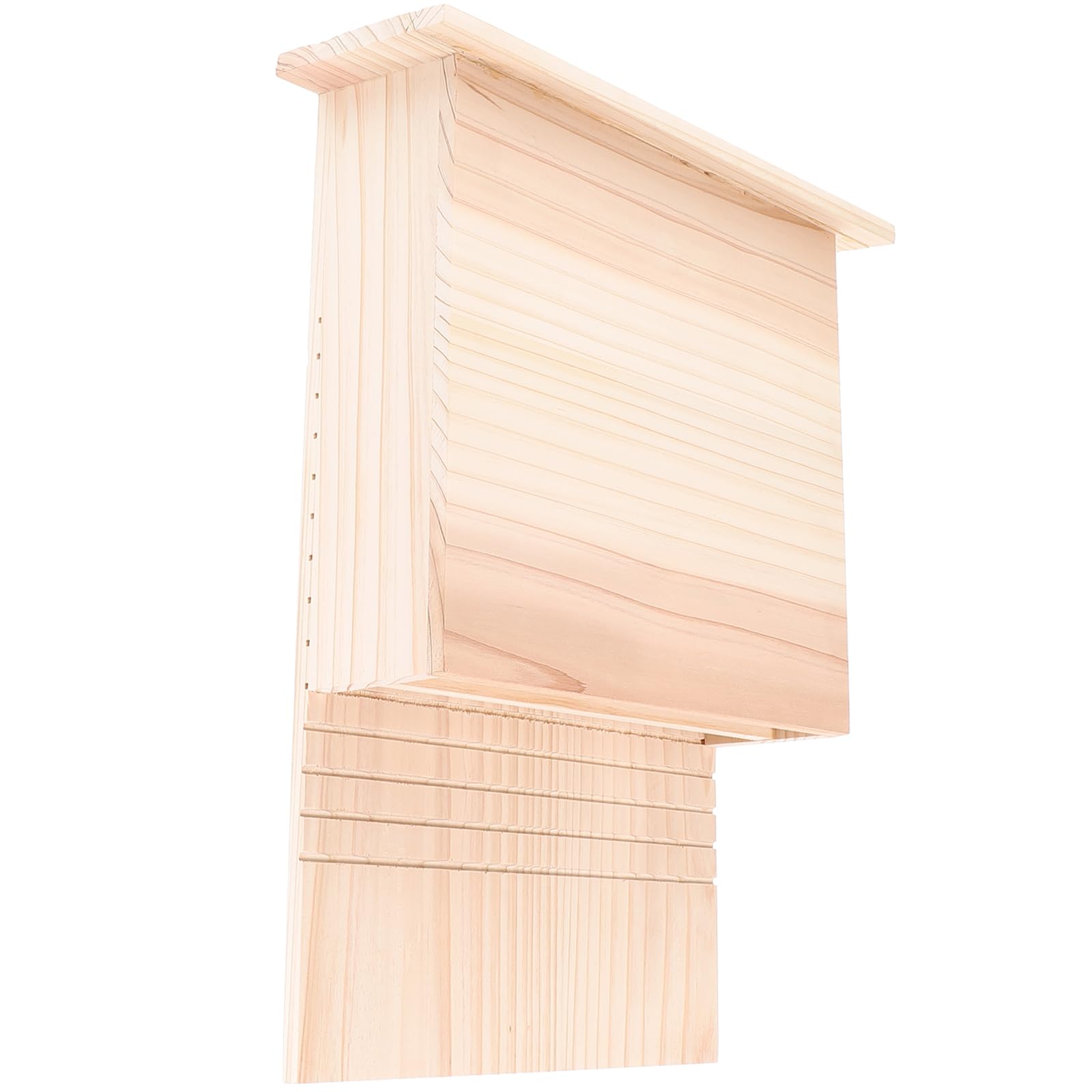Supvox Fledermauskasten Aus Holz Für Garten Handgefertigtes Fledermaushaus Im Freien Fledermausunterstand Für Hinterhof Geeignet Für Schnee Regen Und Hitze