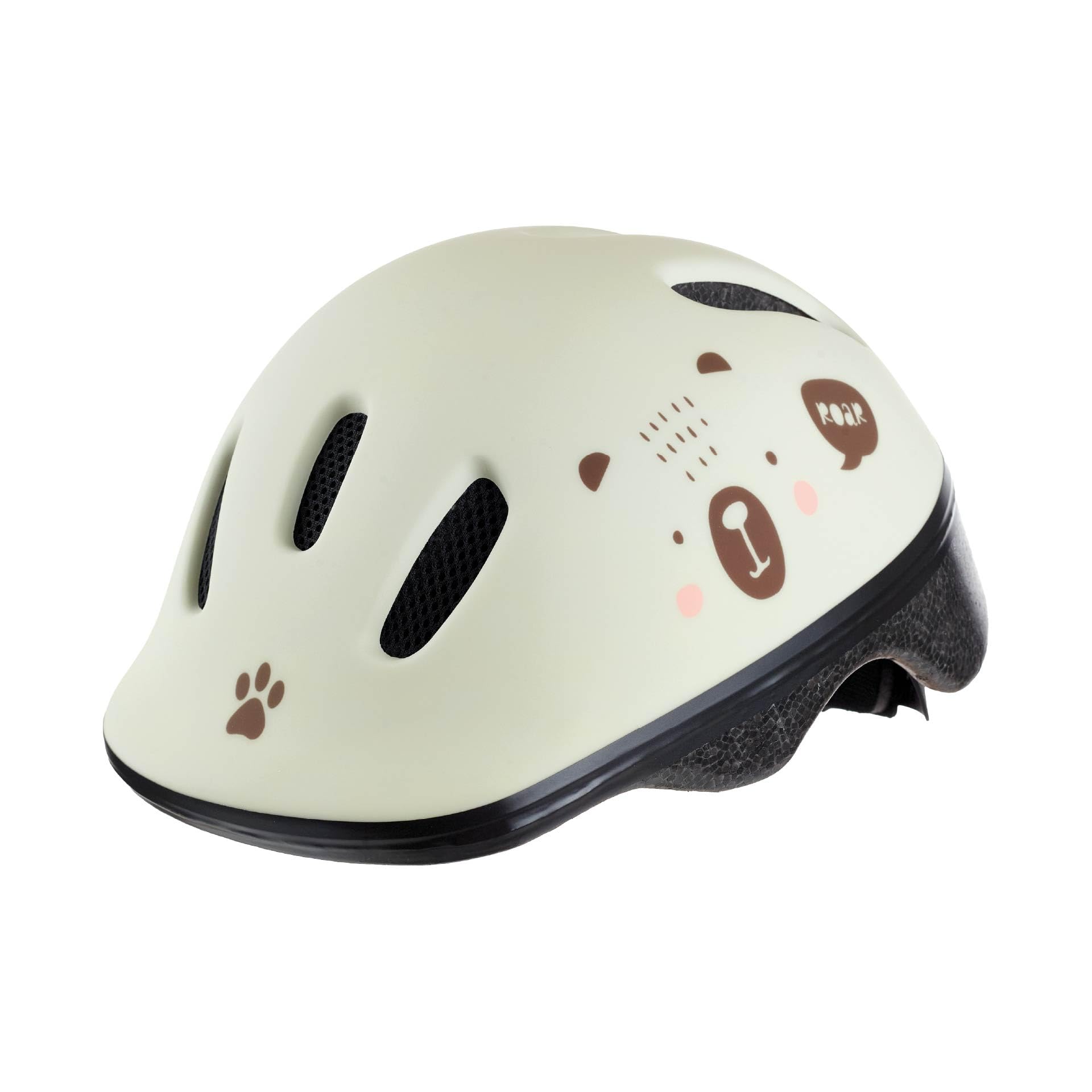 Polisport 8740200072 XXS Honeybear Baby Helmet AMZ - Lightweight 190g Toddler Bike Helmet With 6 Cooling Vents & Bug Net. Adjustable Helmet For Front Bike Seats