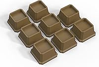 Vista 29 de Elevadores de cama resistentes de 2 pulgadas, elevadores de muebles para marco de cama, sofá, escritorio, silla, elevan hasta 1500 libras, juego