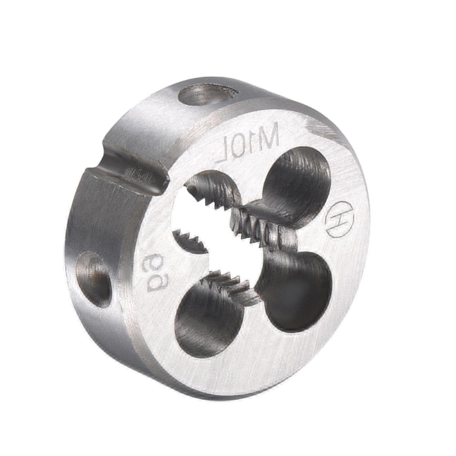 MACHSWON M10x1.5mm Metric Left Hand Tap and Die Set,Machine Thread Screw Tap with Round Threading Die,Tap & Die Kit for Nut Screw Bolt Thread Repair - Image 3