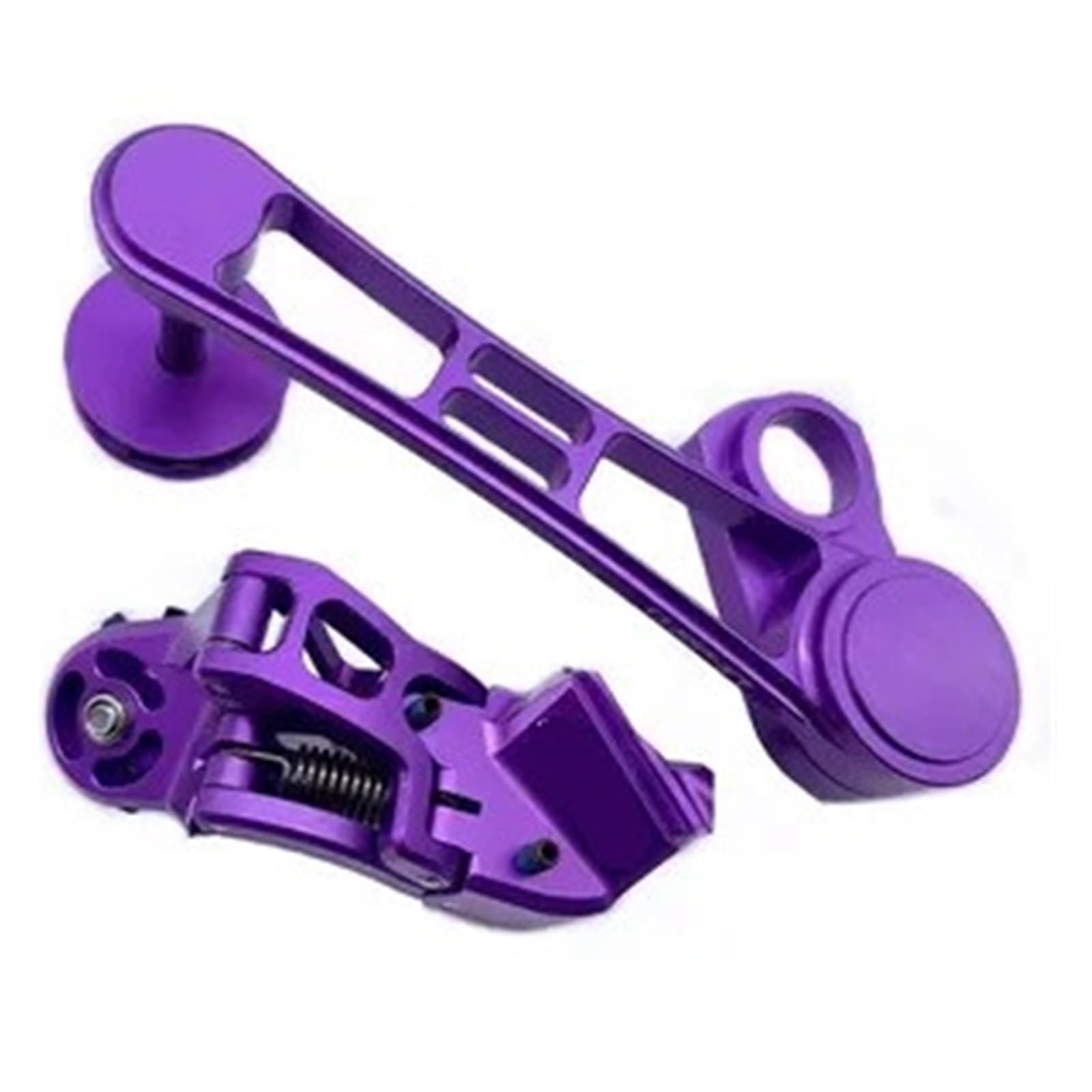 napinacz rolkowo-krążkowy łańcucha Pasuje do tylnej przerzutki roweru składanego Brompton LITEPRO EIEIO,napinacza łańcucha i dźwigni zmiany biegów(Purple with A7Shifte)