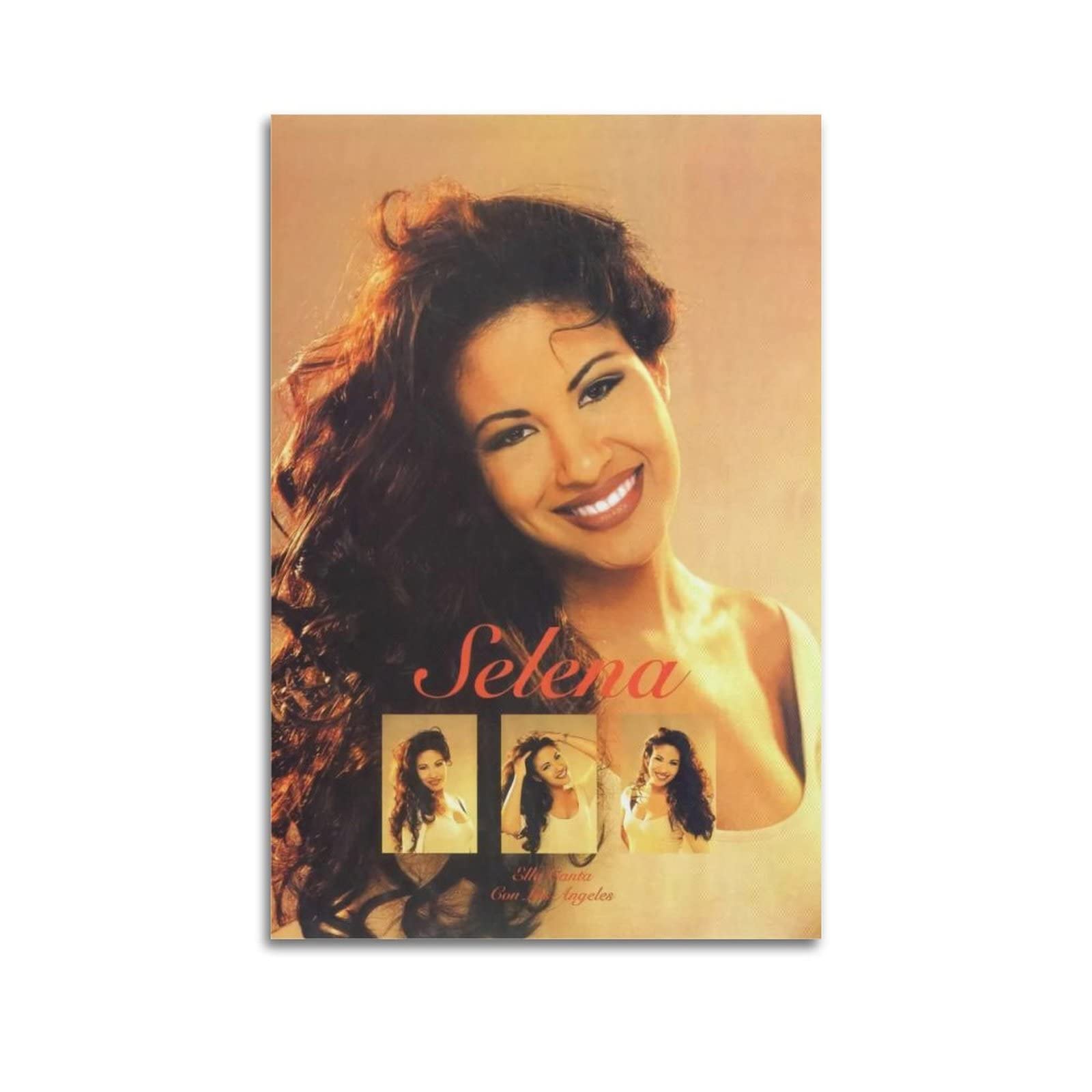 Selena Female Singer Poster Posters for Room Aesthetic 90s Decorative Painting Canvas Wall Art Living Room Posters Bedroom Painting 16x24inch(40x60cm)