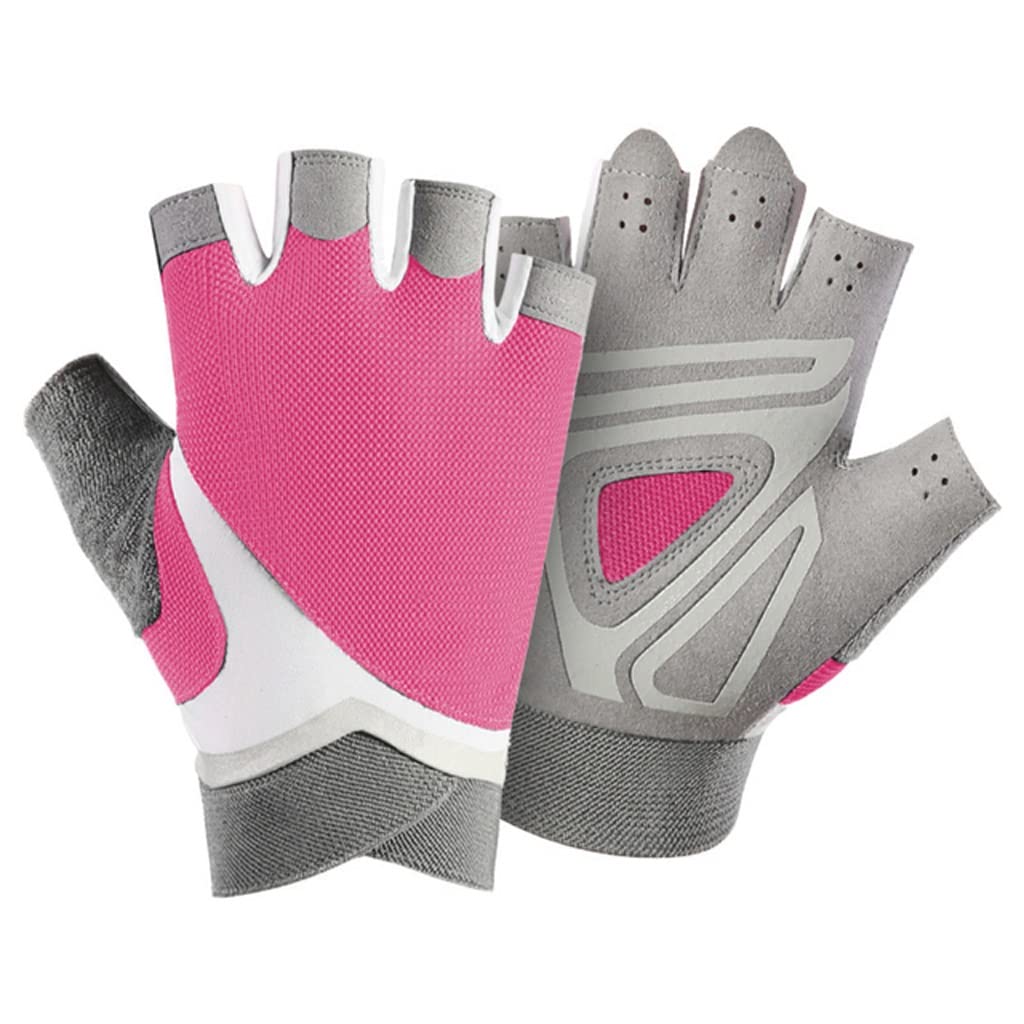 Guantes de Ciclismo for Hombre y Mujer, Guantes de Fitness, protección Solar, Guantes de Medio Dedo for Ciclismo, Guantes Transpirables Antideslizantes, Guantes Deportivos(3-Pack,Medium)