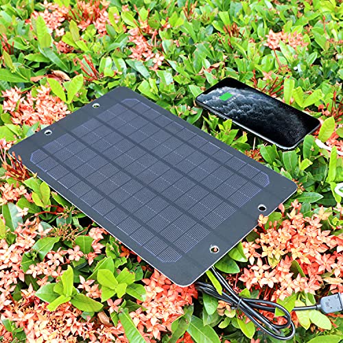 Soshine Mini Solar Panel - Usb Solar Panel Charger 5V 6W With High Performance Monocrystalline For Bicycle,Cellphone,Power Bank,Camping Lanterns #TOP3