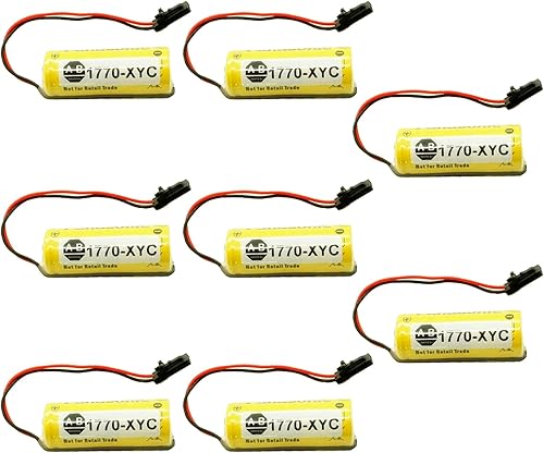 Miniatura 1 de Paquete de 8: batería 1770-XYC de 3 V 1800 mAh de litio PLC de repuesto para batería de litio 1770-XYB 1770-XYC/A 1770-XYC