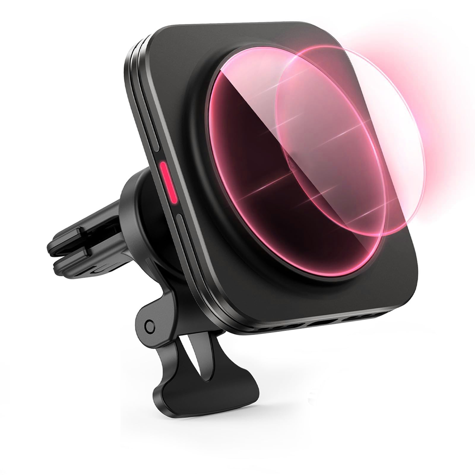 Unifizz Car Mount Charger Magnetic Wireless Car Charger for Phone 15/14/13/12 - Fast Charging, Secure Hold, Fast Charging, Black