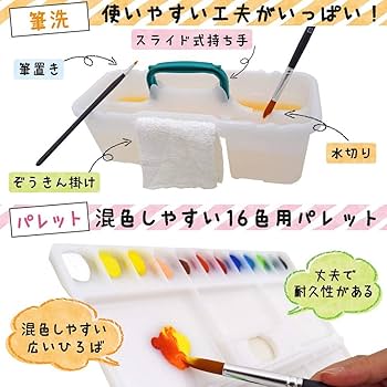 Amazon.co.jp: サクラクレパス 絵の具セット ピンク フラワー