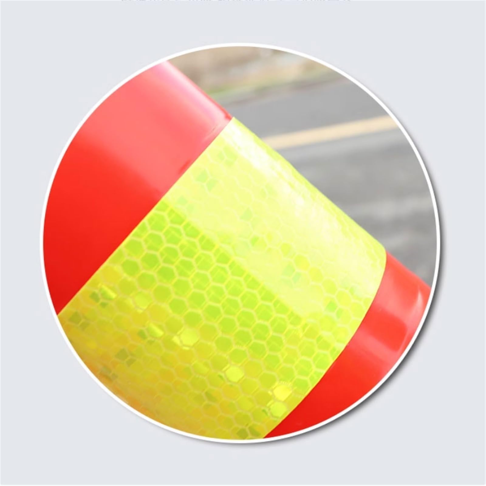 Conos de tráfico 5 conos de señalización reflectantes de EVA for estacionamientos. Advertencia vial. Carretera