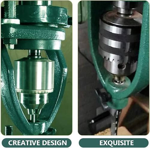 Miniatura 6 de DOITOOL Prensa de taladro portátil, convertidor de espiga cuadrada, cortador de espiga para muebles de troncos, taladro de banco, accesorios de