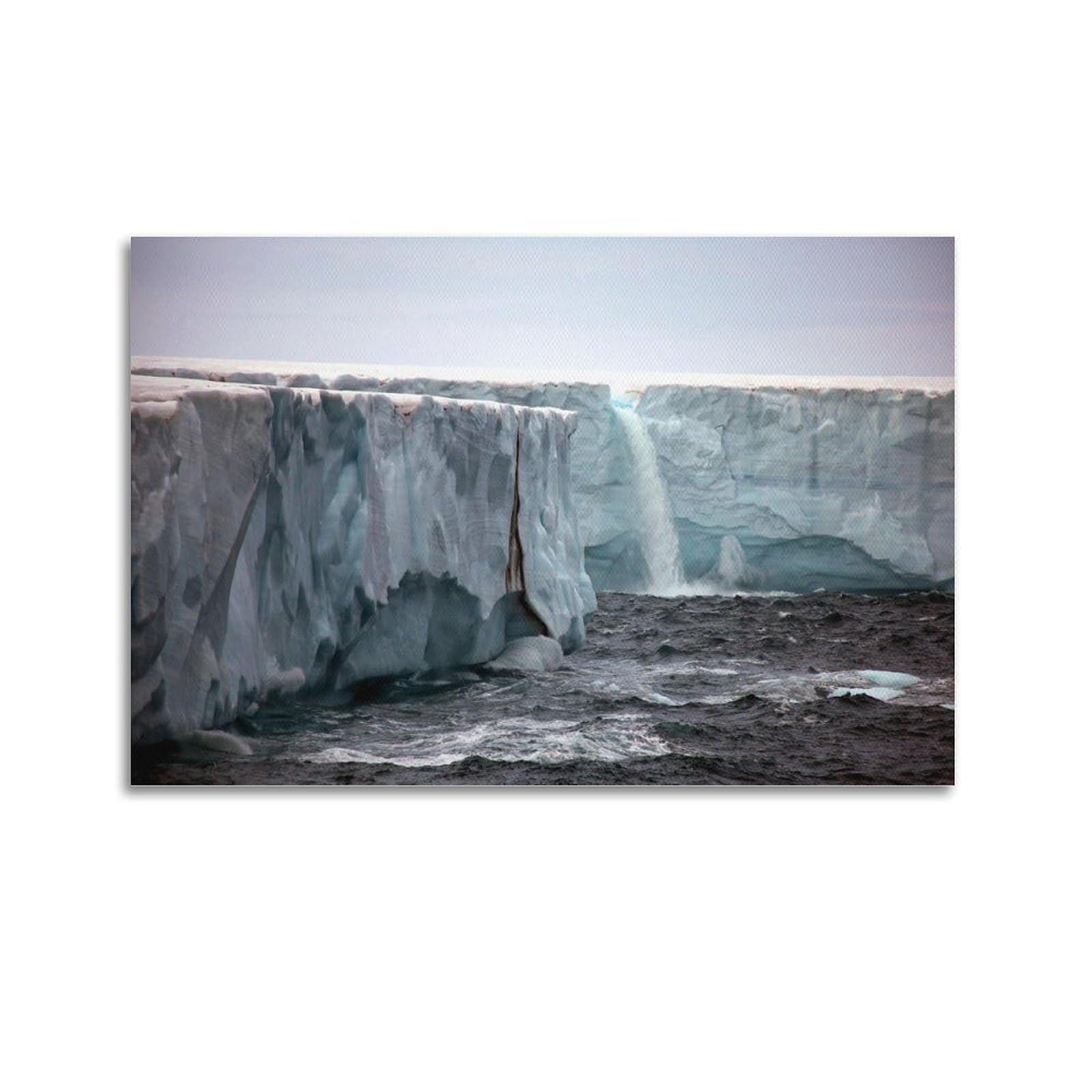 CPGLJD Landscape Art Poster Hidden Waterfall Poster Decorative Painting Canvas Wall Posters And Art Picture Print Modern Family Bedroom Decor Posters 20x30inch(50x75cm)