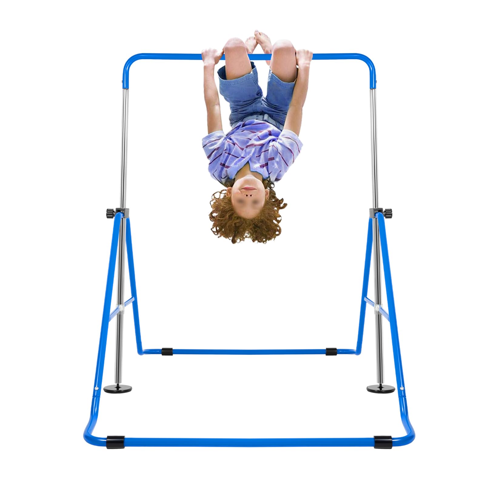 Ginnastica per bambini, sistema di sollevamento orizzontale pieghevole, regolabile in altezza, portata fino a 100 kg, attrezzo da allenamento per bambini, 3-8 anni, ideale per calci