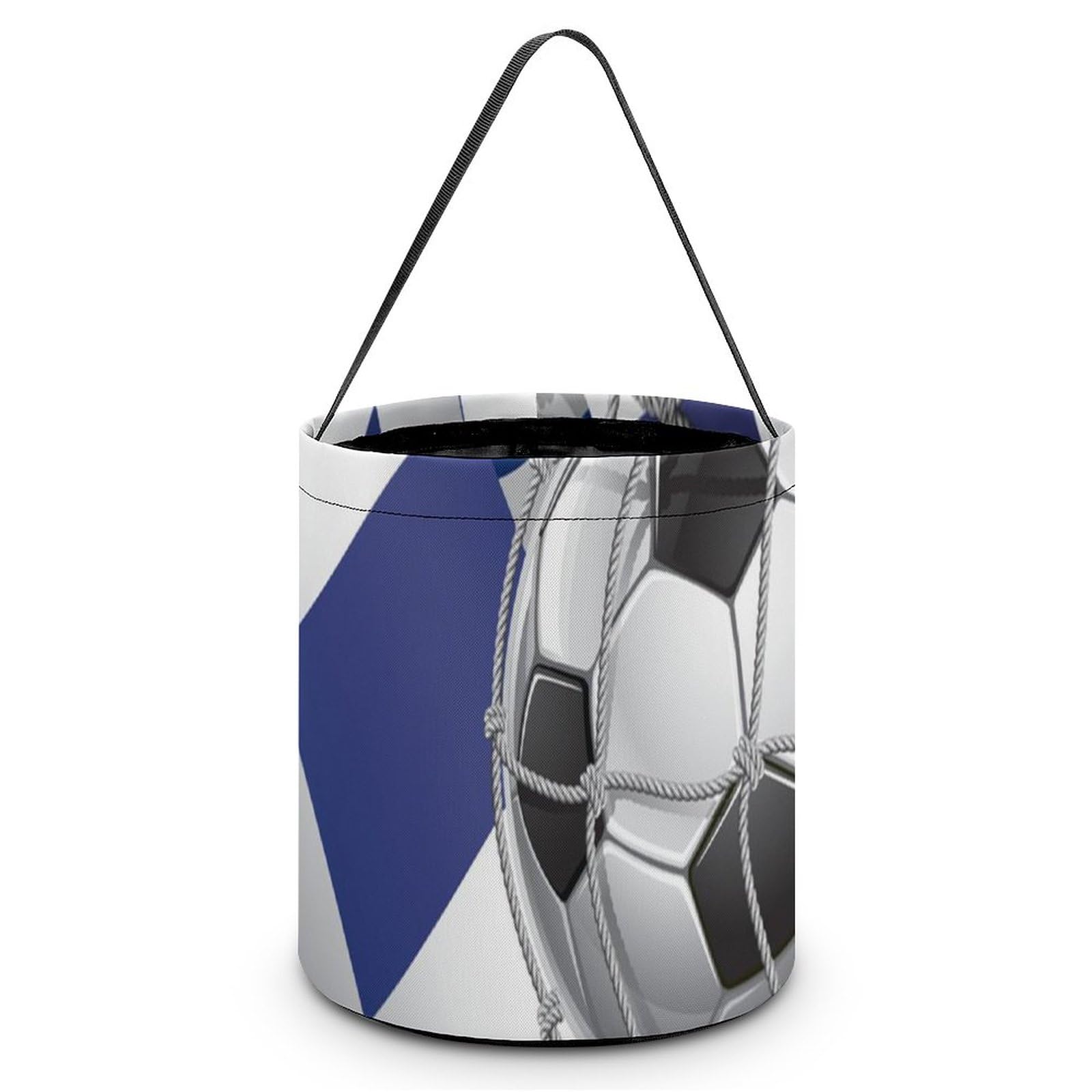Soccer Goal and Greece Flag Funny Easter Eggs Basket Candy Gift Storage Bags Buckets for Party Favors Supplies