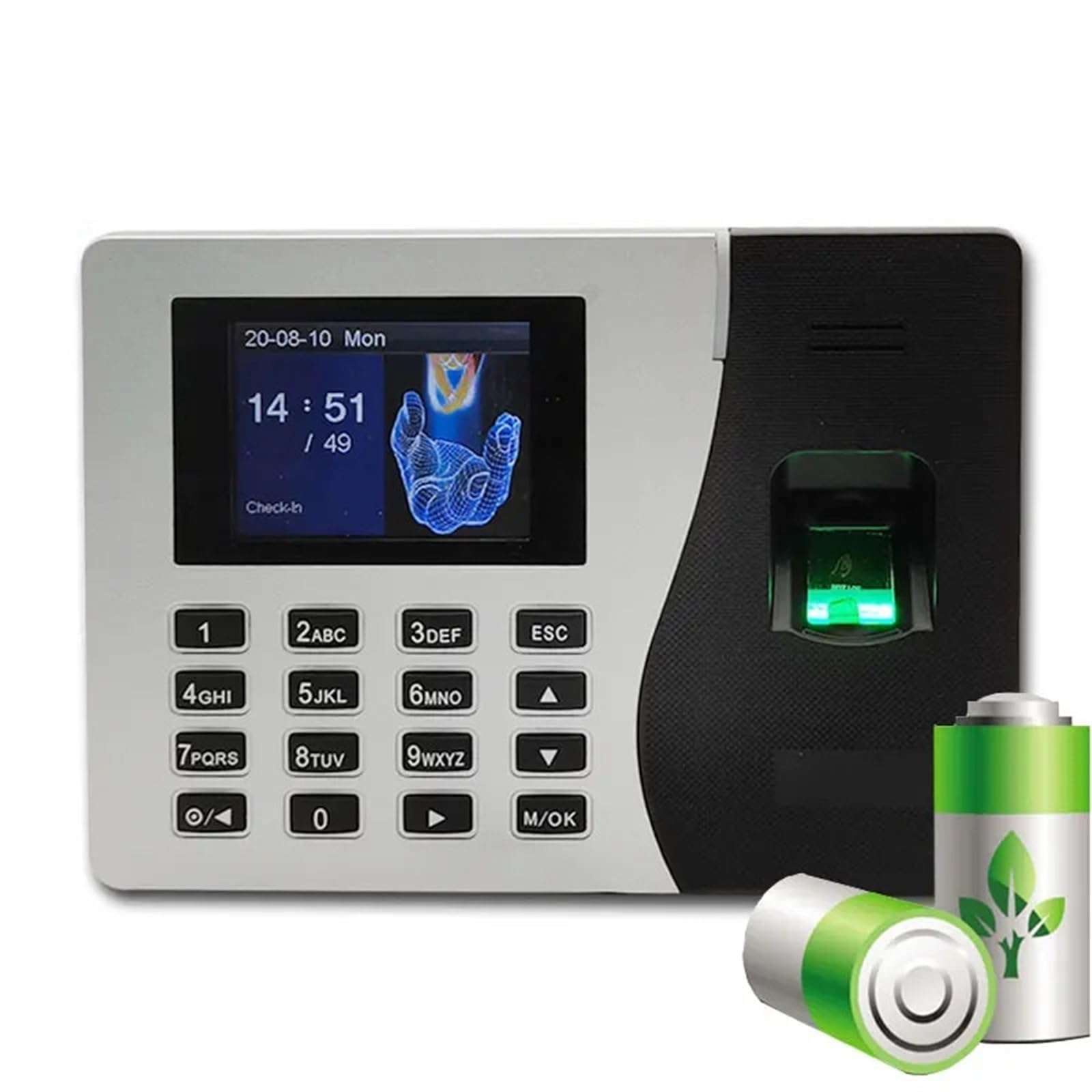 Macchina per la rilevazione delle presenze, Di Presenza Macchina For Ufficio For Dipendenti Orologio Marcatempo Registrazione Biometrica E Impronte Digitali,uffici, fabbriche, hotel, scuole