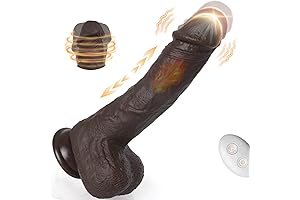 Thrusting Dildo: Ultimate Brown Ecstasy