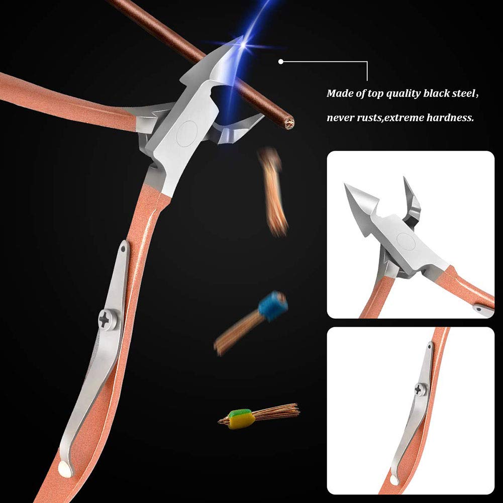 Nail Clippers Set Pedicure Kit 18 in 1 High Precisio Stainless Steel Nail Cutter File Sharp Nail Scissors Manicure Kit Fingernails & Toenails with Portable stylish case (Black) (Pink_18in1) 1