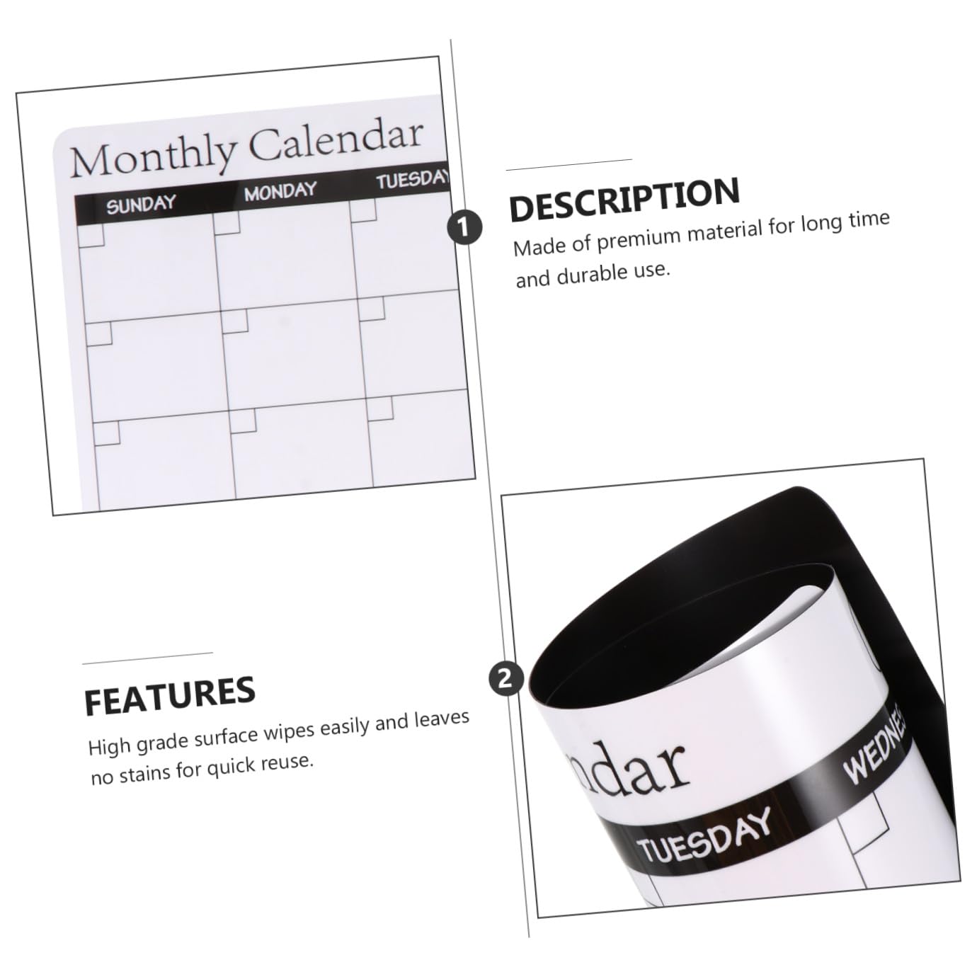 SHINEOFI 3 Stk Magnetischer Kalender Kühlschrank Monatsplantafel Notiztafel To-do-liste Zeitplantafel Magnetische Plantafel Magnetischer Planer Kalender Planen Message Board Das Haustier
