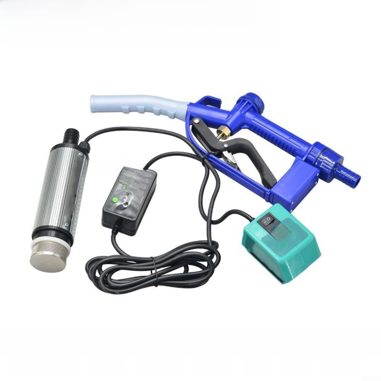 Batería de litio compacta de 21 V, bomba de transferencia de aceite y agua, inalámbrica, para obras, vehículos cisterna, agrícolas (38 mm)