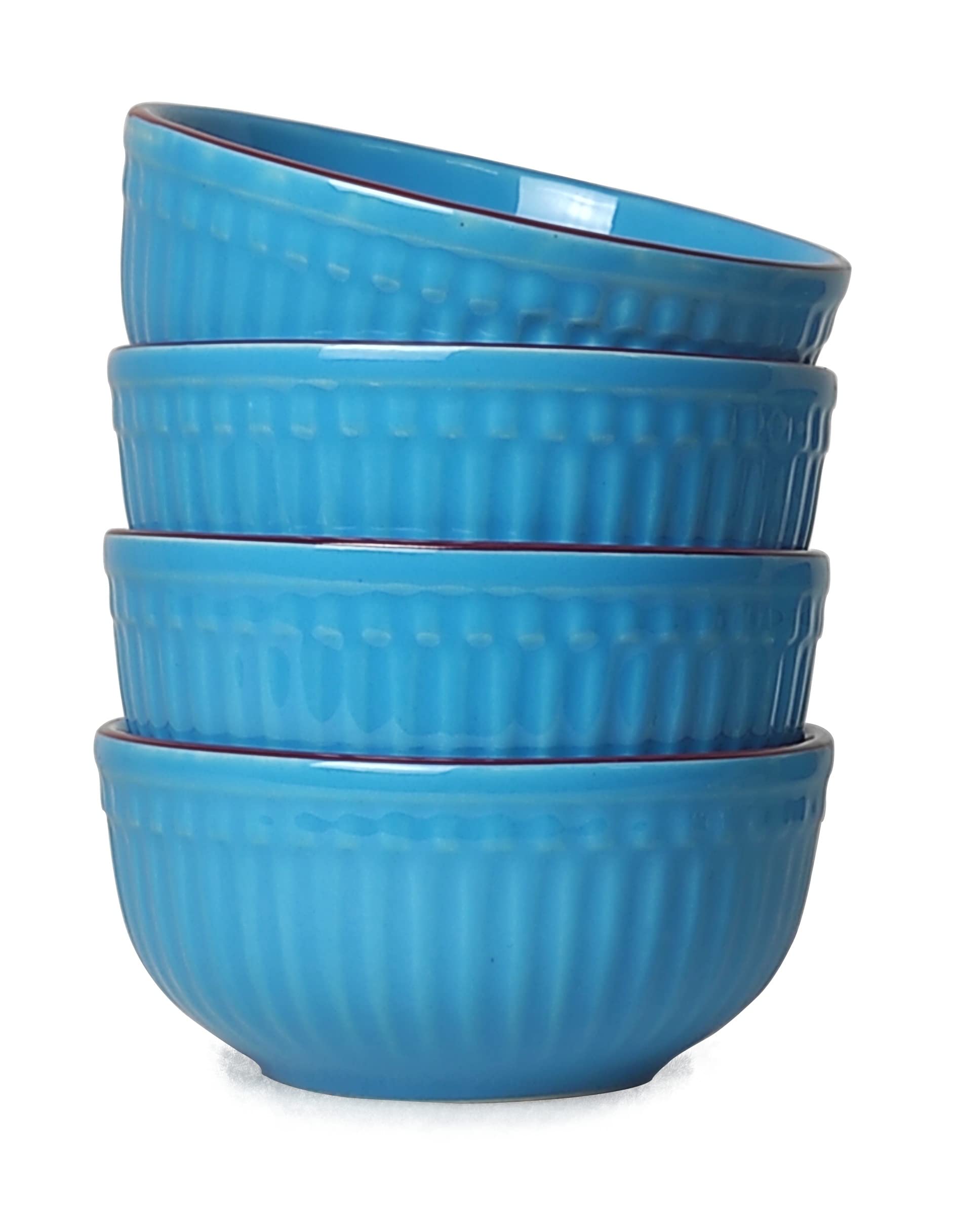 SEPARATE WAY Ceramic Bowls for Cereal and Soup Dishwasher and Microwave Safe, Ideal for Self Use Or Gift for Friends, Anniversary, Birthday (Blue, Set of 4), 500 ML (B09RQS1ZQW) Amazon Price History, Amazon Price Tracker