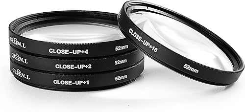 Miniatura 9 de Juego de filtros de primer plano de 2.638 in (+1,+2,+4,+10), filtro macro profesional con bolsa de filtro para lente de cámara