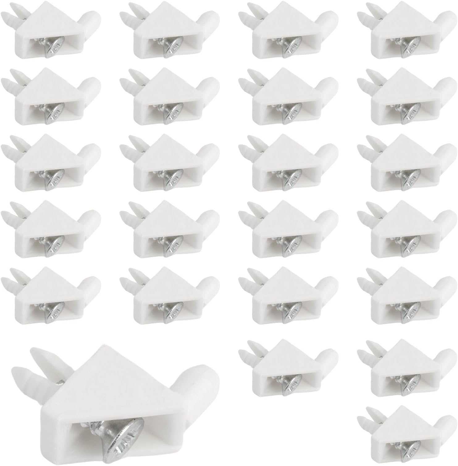 Shelf Support Pins 101558 Compatible with IKEA Pax, KOMPLEMENT Spare Part Support Pegs Shelf Holder Pins (Pack of 24)